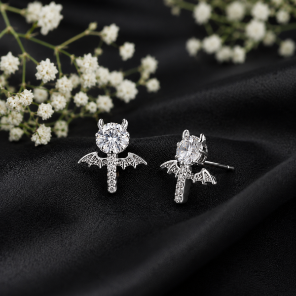 Designer Bow Style CZ Silver Tops for Women
