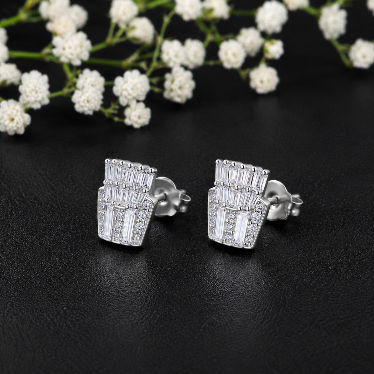 Luxury Crown Style CZ Silver Tops for Women - Image 3