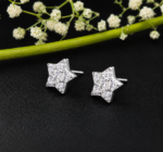 Cute Star Shape CZ Silver Tops for Women - Image 3