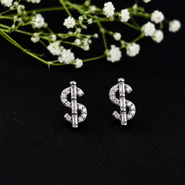 Designer Leaf Style CZ Silver Tops for Women