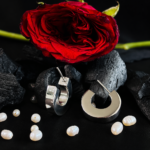 Modern C Shape Silver Hoop Tops for Women - Image 3