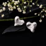 Cute Heart Shape Silver Tops for Women - Image 3