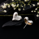 Cute Heart Shape Silver Tops for Women - Image 4