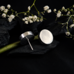 Elegant Oval Shape Silver Tops for Women - Image 3