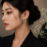 Classic Silver Hoop Earrings for Women - Image 2
