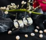 Modern Spiral Circle Silver Tops for Women - Image 3