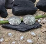 Classic Spiral Round Silver Tops for Women