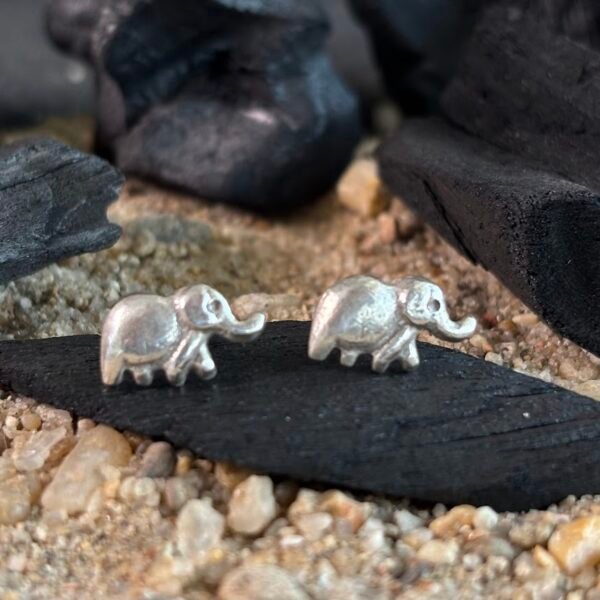 Cute Elephant Shape Silver Tops for Women