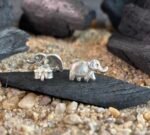 Cute Elephant Shape Silver Tops for Women - Image 4