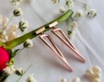Minimal Triangle Drop Silver Tops for Women - Image 3
